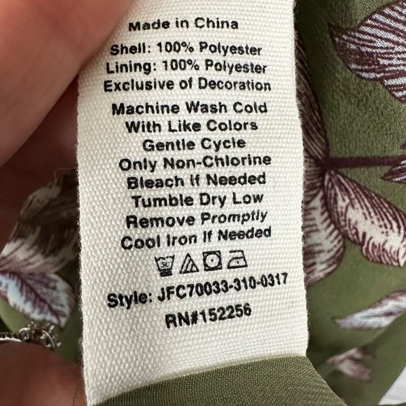 NWT Avec Les Filles Womens Chiffon Open Back Floral Midi Ruffle Dress Boho - Picture 7 of 11